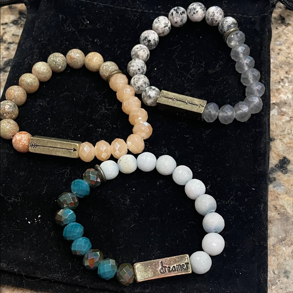 Beaded Bracelet Set - Multicolor
